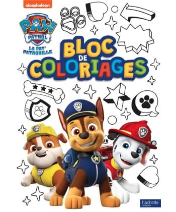 Pat  Patrouille  Bloc De Coloriages