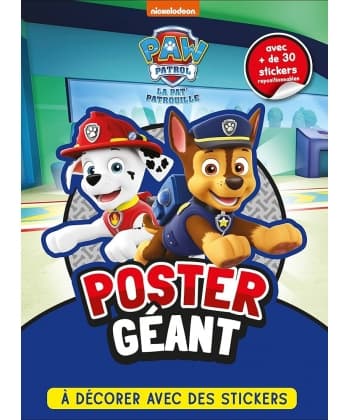 Pat  Patrouille  Poster Geant A Decorer