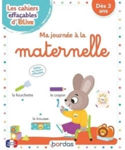 Cahier Effacable Olive Journee Bordas - Image 1