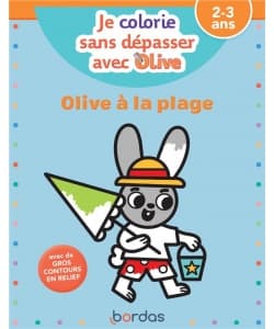 Je Colorie - Olive A La Plage Bordas - Image 1
