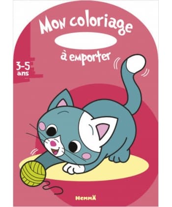 Mon Coloriage A Emporter 3/5Ans Chat