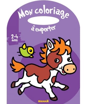 Mon Coloriage A Emporter 2/4Ans Poney