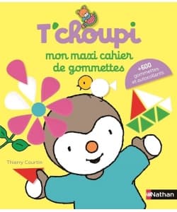 Maxi Cahier Gommettes Tchoupi Nathan - Image 1