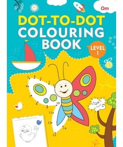 Om Books Dot To Dot Colouring Level 1 - Image 1