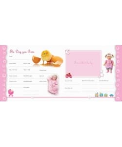 Om Books Baby Record Books Pink Book - Image 4
