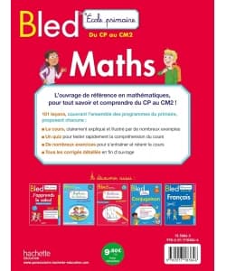 Bled Ecole Primaire Maths Du Cp Au Cm2 - Image 6
