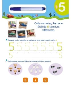 Disney - Cars  Je Compte J Ecris Nombres - Image 3