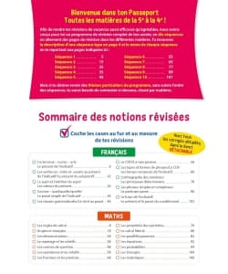 Passeport Toutes Matieres 5E A 4E - Image 6