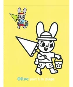 Je Colorie - Olive A La Plage Bordas - Image 2