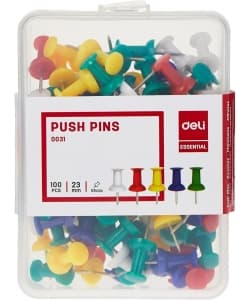 Pushpin Deli Color Head 100/Pack 0031 - Image 1