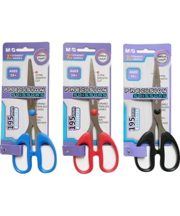 Scissor M&G 19.5Cm Blister Card Ass913A2