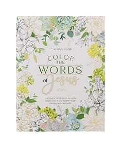Coloring Book Color The Words Of Jesus - Image 1