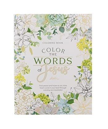 Coloring Book Color The Words Of Jesus