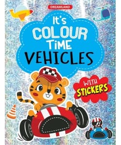 Dreamland Vehicles coloring book - Image 1