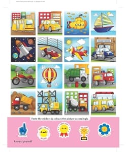 Dreamland Vehicles coloring book - Image 4