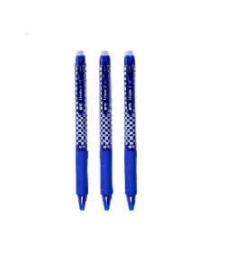Pen Gel Erasable M&G Ierase Ergo 0.7Mm 3/Pack Blue - Image 1