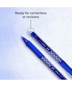 Pen Gel Erasable M&G Ierase Ergo 0.7Mm 3/Pack Blue - Image 2