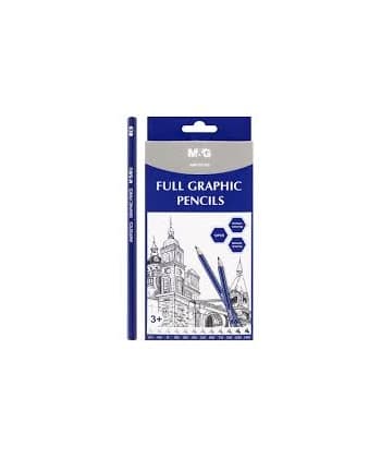 Pencil M&G 2B...14B 12/Pack Graphic