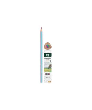 Colored Pencil M&G 6/Pack Rainbow Pastel