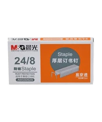 Staples M&G 24/08 1000/Pack Silver
