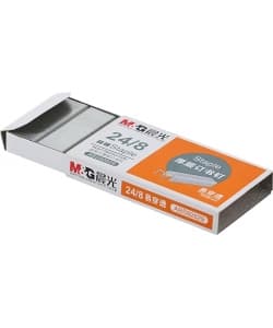 Staples M&G 24/08 1000/Pack Silver - Image 2