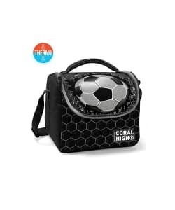 Lunch Bag  Football Black Coral High Thermo - Image 1