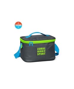 Lunch Bag  Grey/Green Coral High Thermo - Image 1