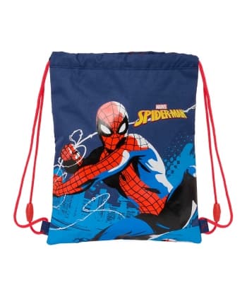 Drawstring Bag Spiderman Neon