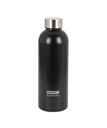Water Bottle Insulated 500Ml Metal Black