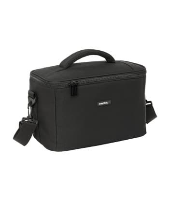 Lunch Bag Cooler Rectangular Large Black
