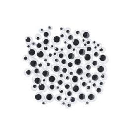 Moving Eyes Jansen Round  3Mm 10Pcs/Pack 636150
