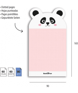 Notepad Mr Back 2 Fun Panda 28715 - Image 2