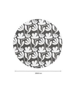 Mouse Pad Mr Rounded White Flowers 13307 - Image 2