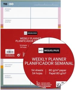 Planner Mr To Do Weekly A5 Horizontal 28156 - Image 2