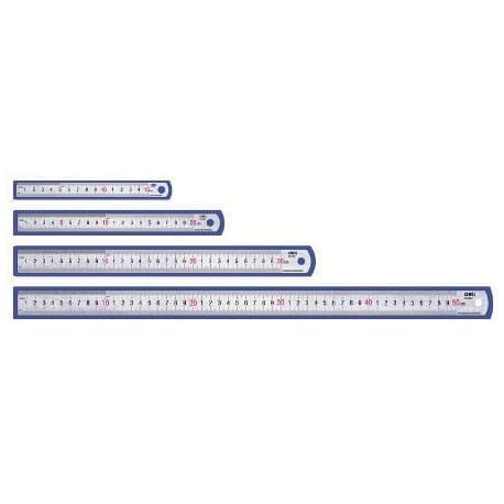 Ruler Deli Steel 20Cm 8462