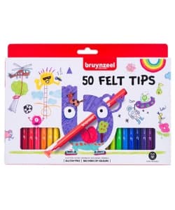 Felt tip set Bruynzeel  | 50 colours - Image 1