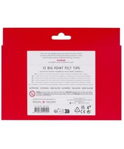 Big point felt tip set Bruynzeel | 12 colours - Image 4
