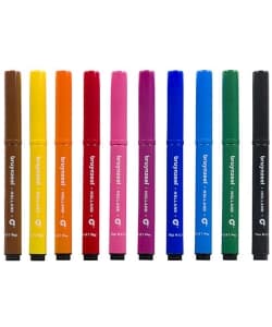 Multi point felt tip set Bruynzeel | 10 colours - Image 2