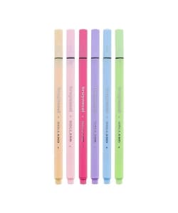 Fineliner Bruynzeel set pastel | 6 colours - Image 2