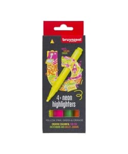 Highlighter Bruynzeel set neon | 4 colours - Image 1