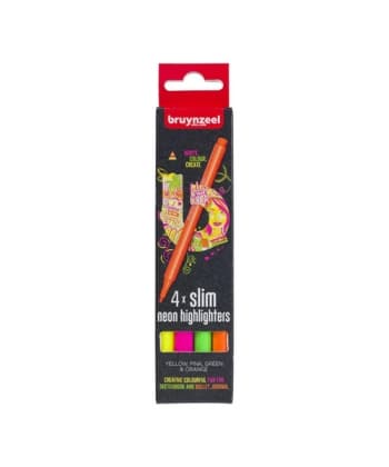 Highlighter Bruynzeel slim set | 4 colours