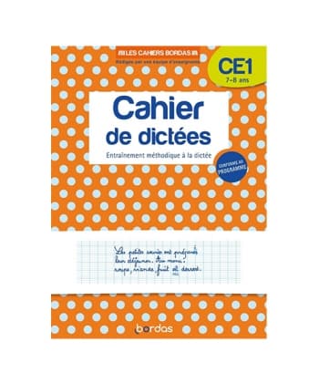 Cahier De Dictees Ce1 -  Les Cahiers Bordas