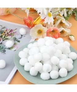 White Pompon 20Mm - Image 2