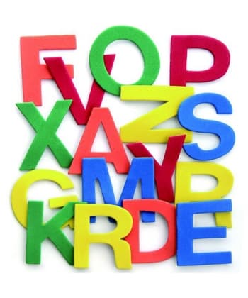 Letters Shapes Foam