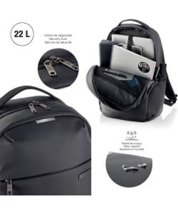 Laptop backpack Mr Bag To Work 22L Large Black - Image 4