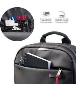 Laptop Backpack Mr Bag To Work 13L Large Black - Image 6