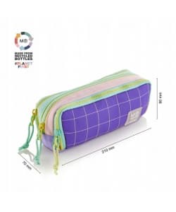 Rider Squared Pencil Case Mr Purple - Image 3
