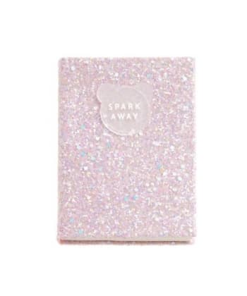 Notebook Mr Back To Fun Shiny Plain Pink