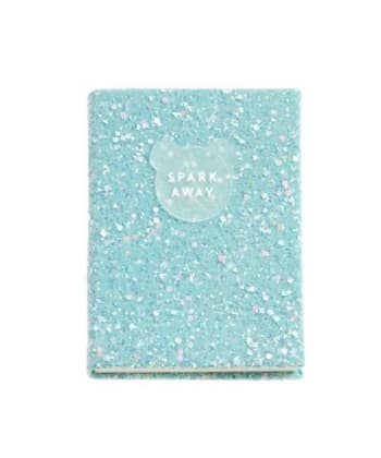 Notebook Mr Back To Fun Shiny Plain Blue