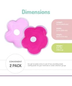 Melii Gel Ice Pack - 2 Pack FLOWERS - Image 3